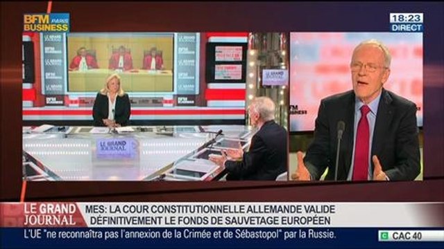 Joachim Bitterlich, ancien conseiller diplomatique du chancelier allemand Helmut Kohl, dans Le Grand Journal - 18/03 2/4