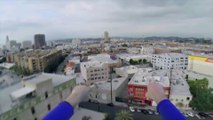 Superman Flies through Los Angeles with GoPro | What's Trending Now