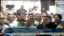 Conferencia de paz llega al estado venezolano Carabobo