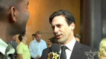 Jon Hamm Discusses Twitter At 'Mad Men' Premiere