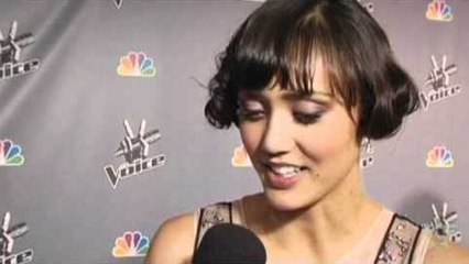 Dia Frampton at The Voice Season One Finale