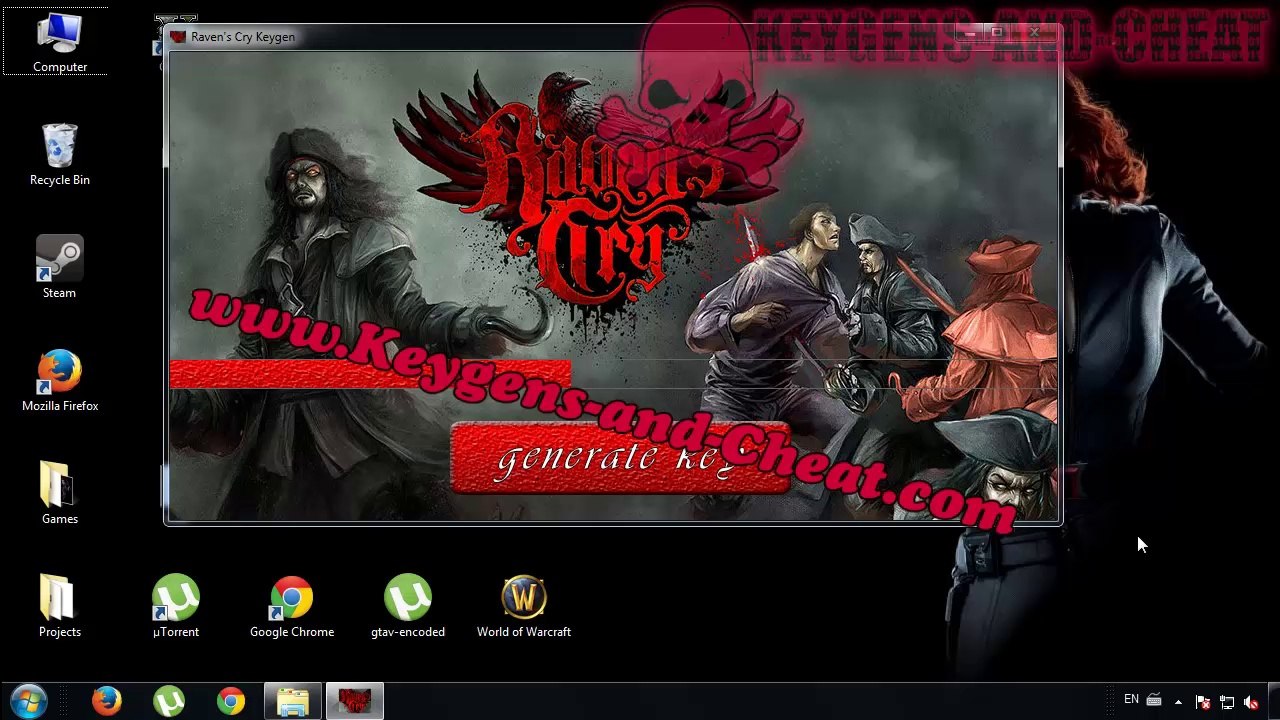 Reven's Cry Keygen