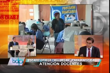 Download Video: Más de 1200 profesores recibirán becas para estudiar en prestigiosas universidades