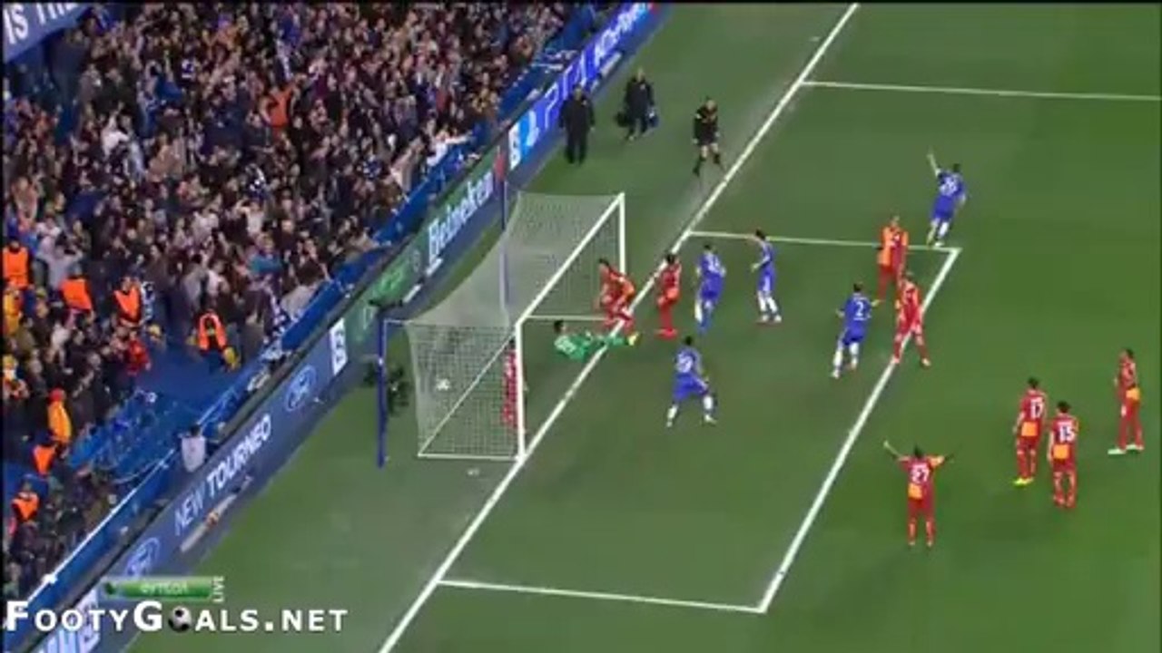 Chelsea 2-0 Galatasaray (Goal Gary Cahill)