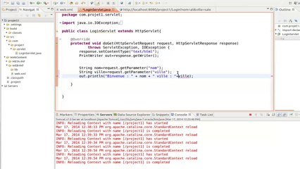 Tutorial-6 - Les Servlets Partie3 (utilisation de la method  doGET)
