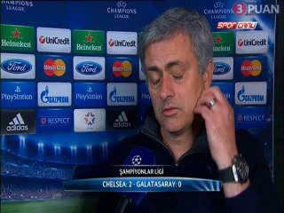 Mourinho'nun maç sonu yaptığı açıklamalar