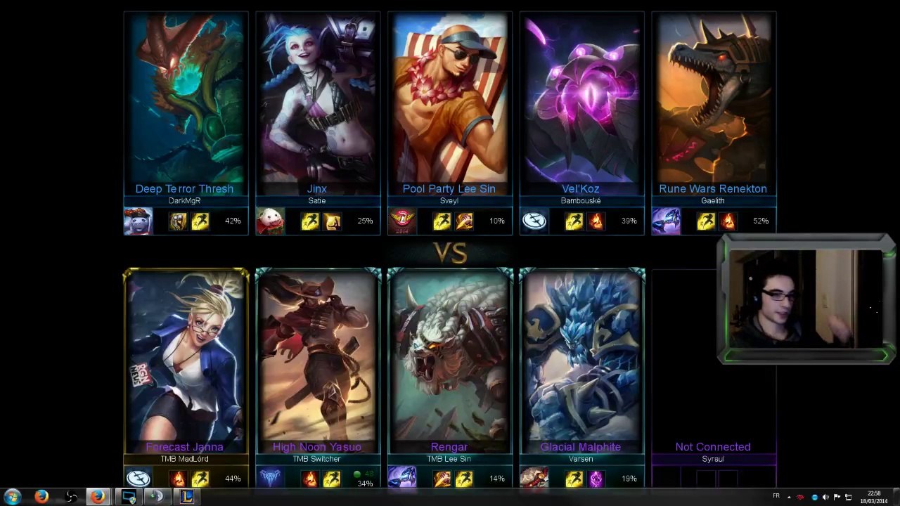 100% League Of Legend - 18/03/2014