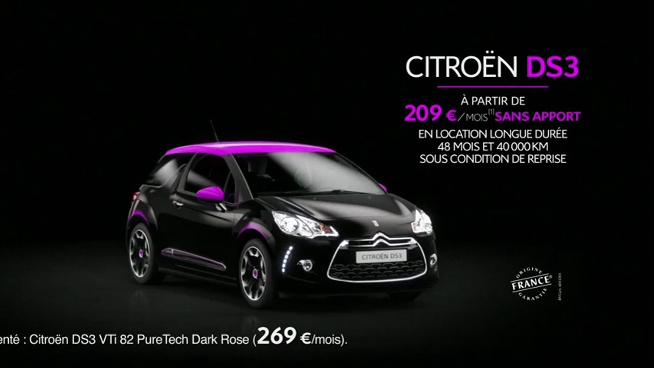 Série limitée : Citroën DS3 Dark Rose