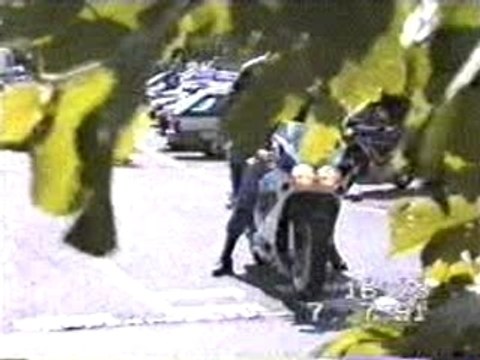 Humour - Chute en moto