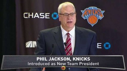 Phil Jackson Speaks as Knicks President