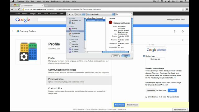 Google Apps for Business Tutorial 2013 - Company Profile