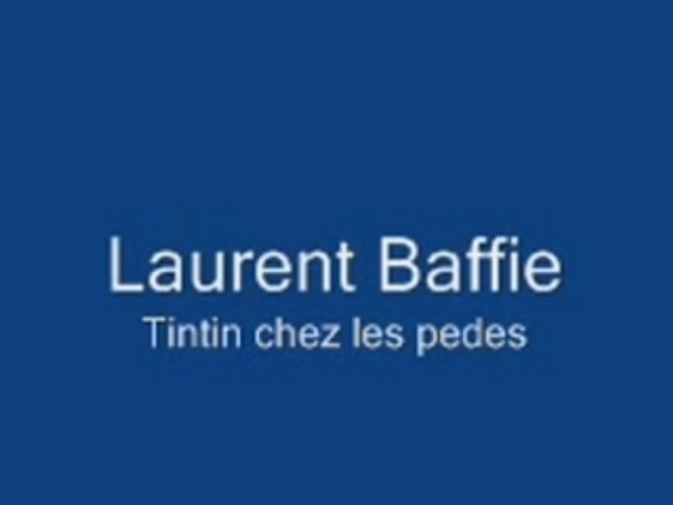 Laurent Baffie - Tintin chez les PD