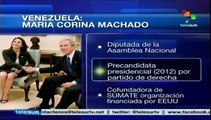 Perfil político de la diputada venezolana María Corina Machado