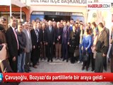 Çavuşoğlu, Bozyazı'da partililerle bir araya geldi -