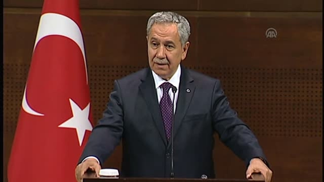 Başbakan Yardımcısı Bülent Arınç Açıklaması