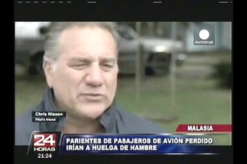Parientes de pasajeros desaparecidos en Malasia amenazan con huelga de hambre