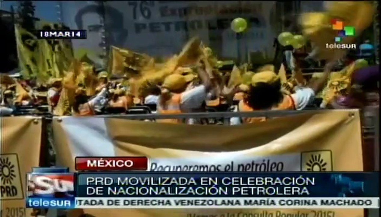 México celebra 76 años de la expropiación petrolera
