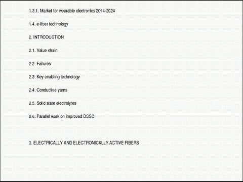E-Textiles Electronic Textiles Market Analysis 2014-2024: New Industry Analysis Report