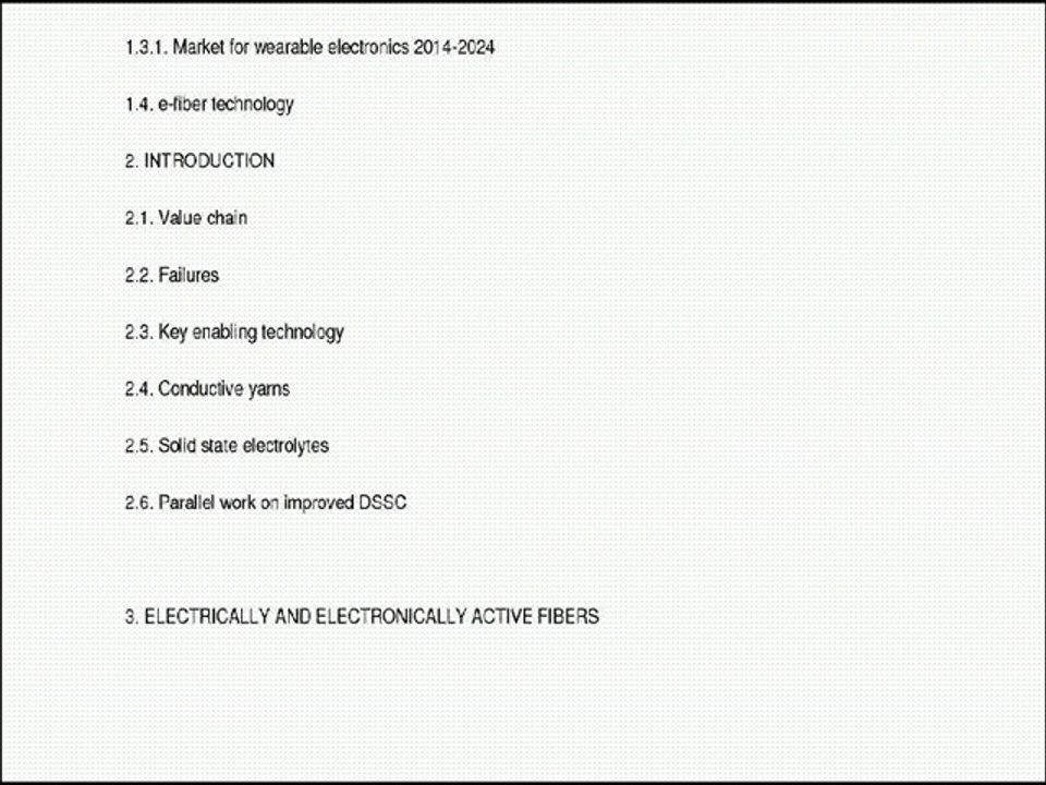 E-Textiles  Electronic Textiles Market Analysis 2014-2024: New Industry Analysis Report