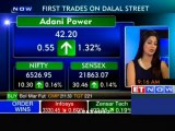 First trades on Dalal-St Nifty, Sensex open in green