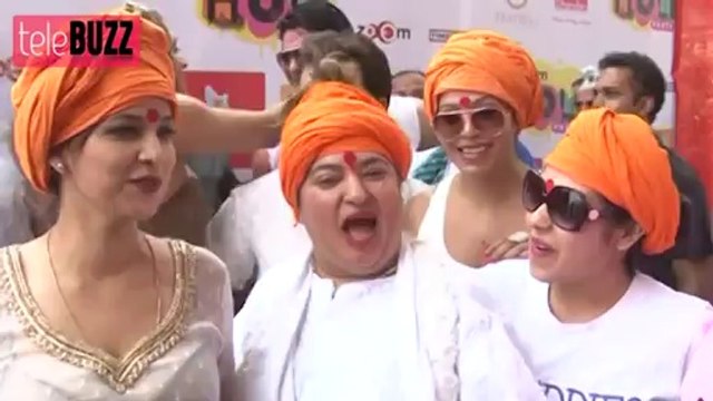 TV celebrities CAUGHT UNCENSORED at Zoom Holi Party 2014 - DON'T MISS IT !!
