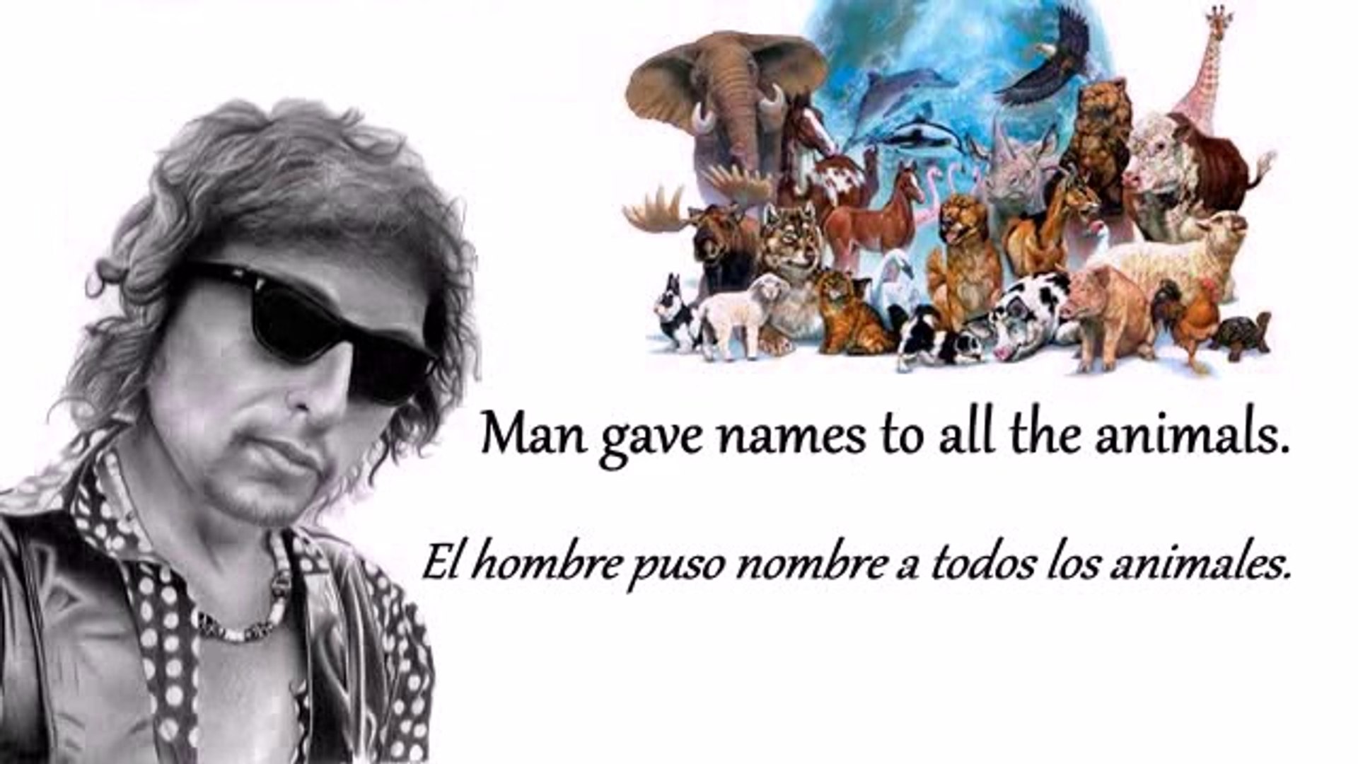 BOB DYLAN - Man gave names to all the animals - Vídeo Dailymotion