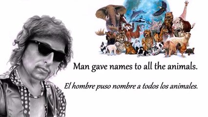 BOB DYLAN - Man gave names to all the animals