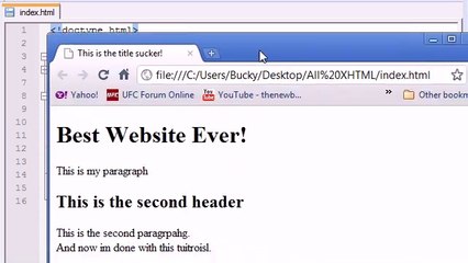 XHTML and CSS Tutorial – 5 – Bold, Italics, and Comments