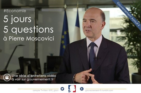 Réponses aux questions Twitter. 5J5Q avec Pierre Moscovici, ep5