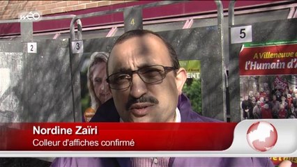 A Villeneuve d'Ascq, les candidats aux municipales s'affichent