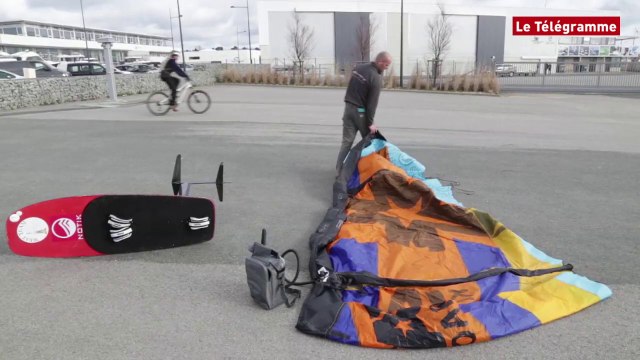 Brest. Kite-surf sur foil : le tapis volant d'Aladin