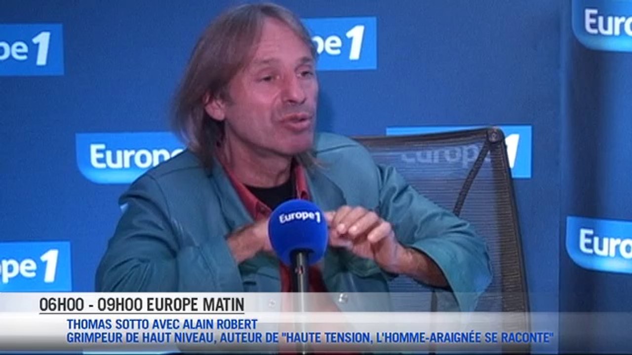Alain Robert : "quand je grimpe, par contre, je sais mettre mes peurs de côté"