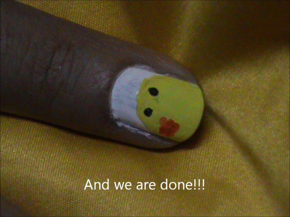 Tweety Bird Nail Design ! - Toothpick nail design – how to do toothpick nail art designs with toothpicks