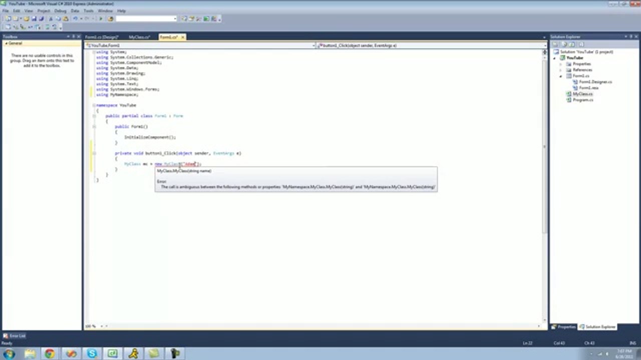 C# Beginners Tutorial (19)