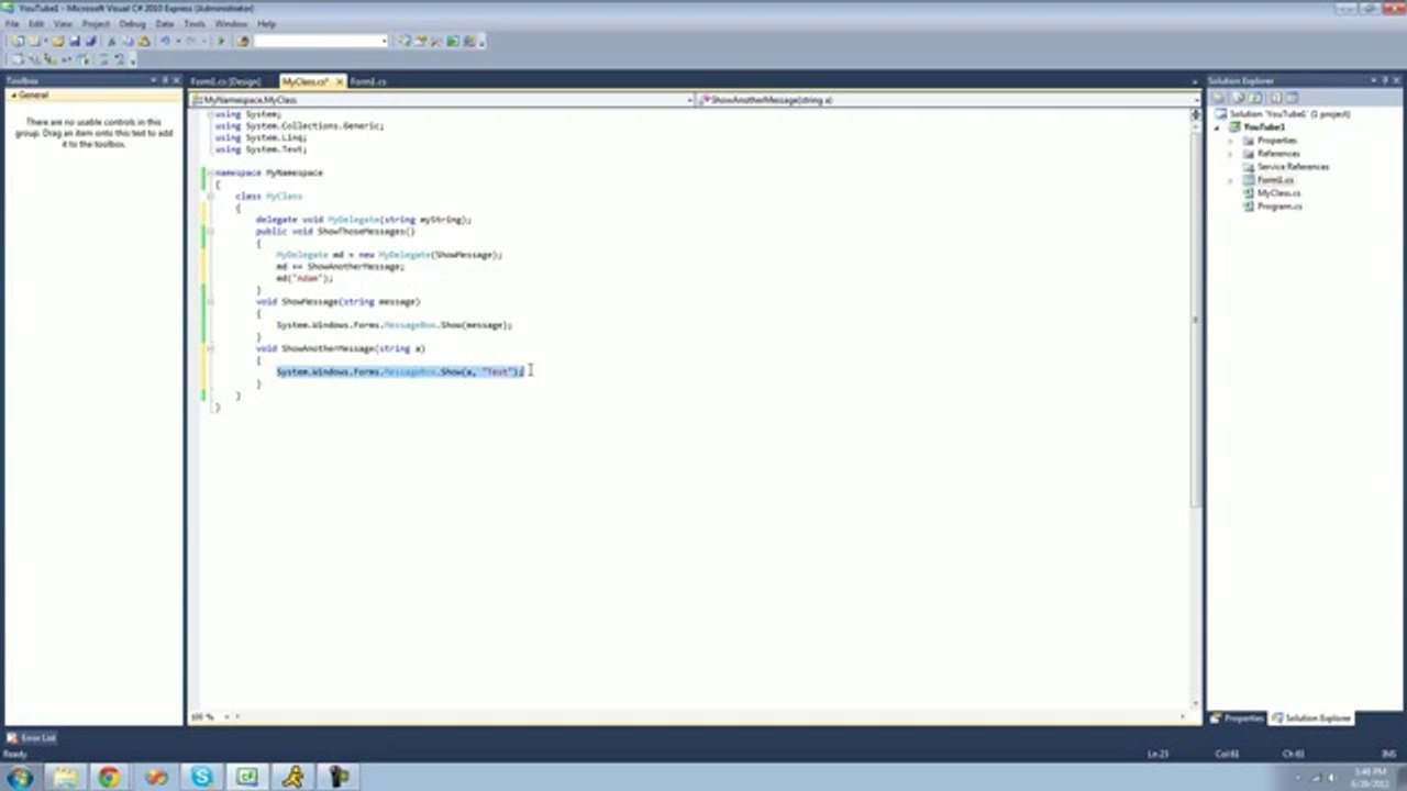 C# Beginners Tutorial (32)