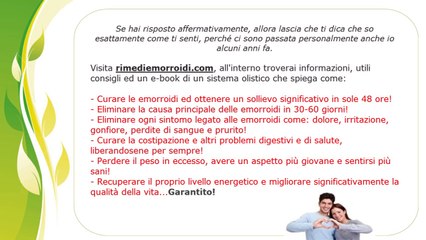 Rimedi Emorroidi Naturali per la Cura e prevenzione