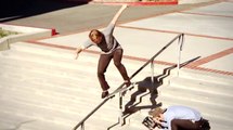 Great tricks by the young rider Kevin Love - Skateboarding
