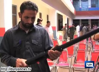 KP authorities begin operation to cleanse the province of weapons