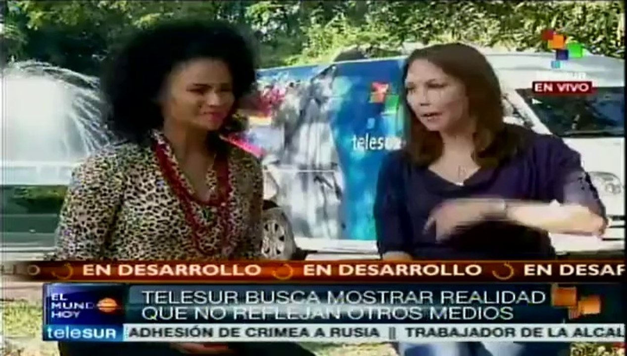 Muestra Telesur lo que otros medios "no ven" o sencillamente lo callan