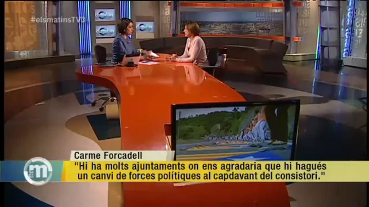 TV3 - Els Matins - Carme Forcadell: "Temem que l'ANC pugui ser il·legalitzada. Estem en el punt de