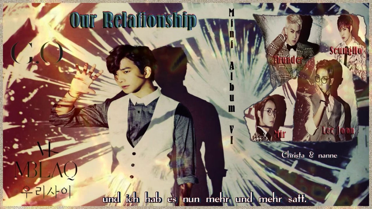 MBLAQ - Our Relationship k-pop [german sub]