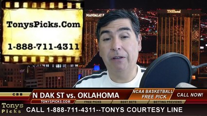 Oklahoma Sooners vs. North Dakota St Bison Pick Prediction NCAA Tournament College Basketball Odds Preview 3-20-2014