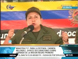 Meléndez informa que protestas han dejado "como 100" GNB heridos