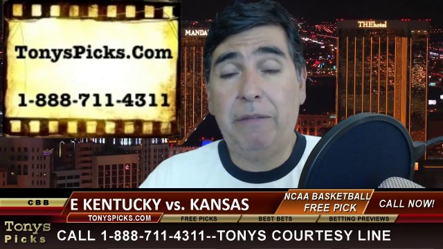 Kansas Jayhawks vs. Eastern Kentucky Colonels Pick Prediction NCAA College Basketball Odds Preview 3-21-2014