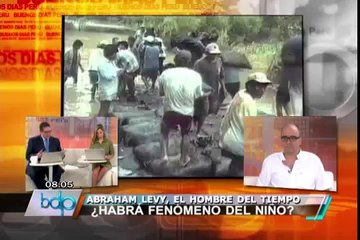 Abraham Levy: Fenómeno del niño llegaría durante las próximas semanas