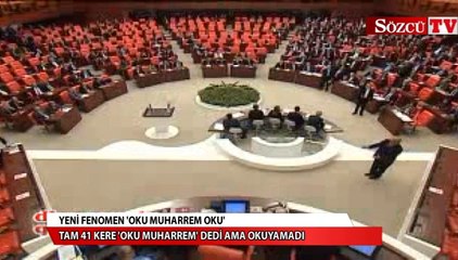 Yeni fenomen 'Oku Muharrem oku'