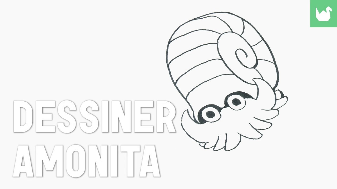 Dessiner Amonita de Pokémon