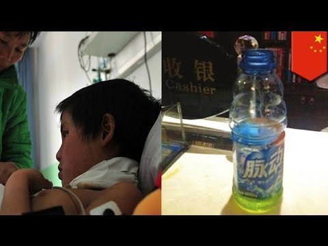 Child accident: Chinese boy swallows detergent in beverage bottle