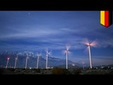 Sensor system lights up wind turbines only when planes are near