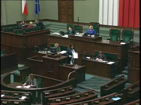 Poseł Ewa Wolak - Wystąpienie z dnia 19 marca 2014 roku.